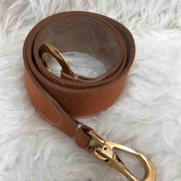 Oscar dela Renta Italy Leather Belt - Picture 3 of 8